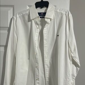 Vineyard Vines Men's White Button-Down Shirt